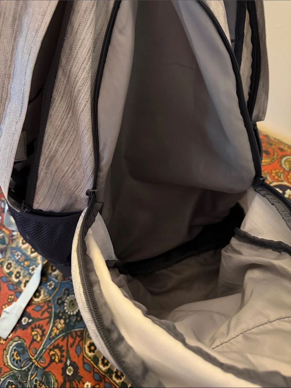 adidas Light Gray and Dark Gray Everyday Backpack
